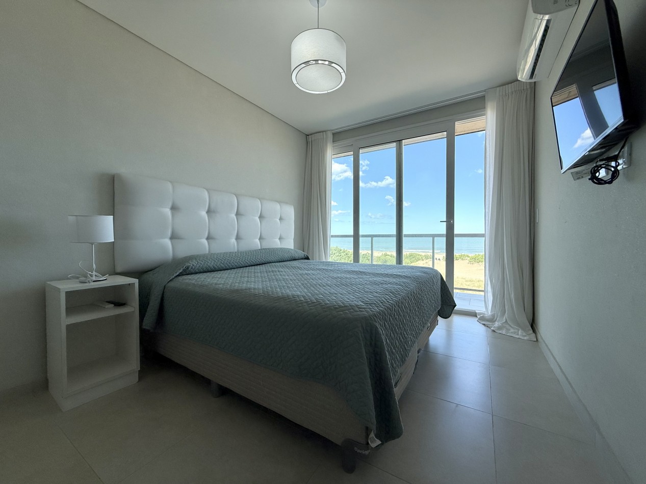 Departamento totalmente equipado frente al mar