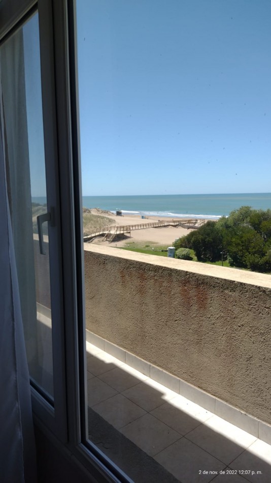 departamento frente al mar en carilo