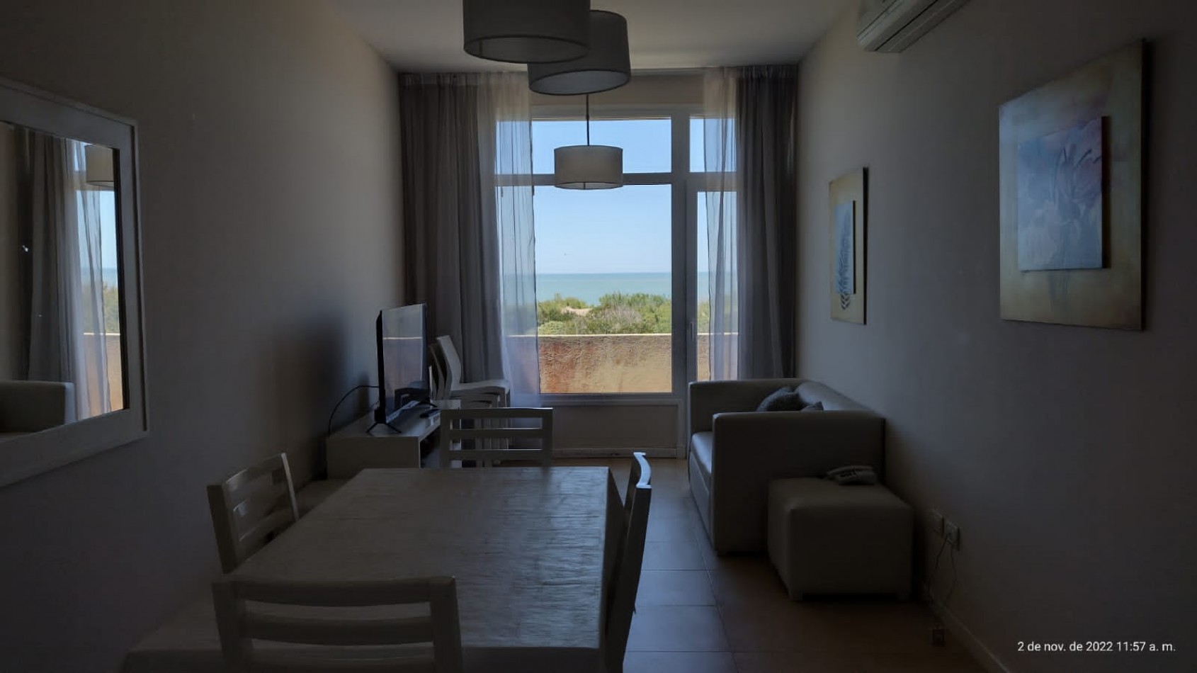 departamento frente al mar en carilo